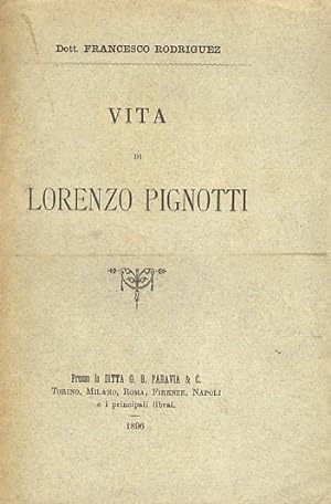 Vita di Lorenzo Pignotti.