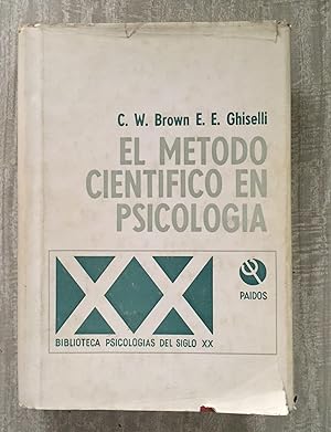 Seller image for EL MTODO CIENTFICO EN PSICOLOGA for sale by Librera Sagasta