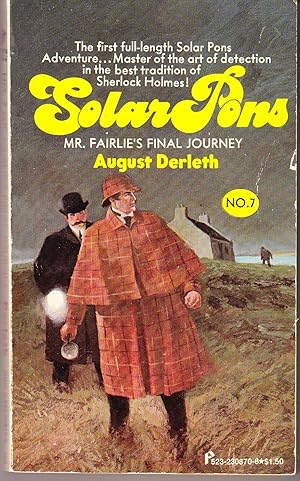 Image du vendeur pour Solar Pons: Mr. Fairlie's Final Journey (# 7) mis en vente par John Thompson
