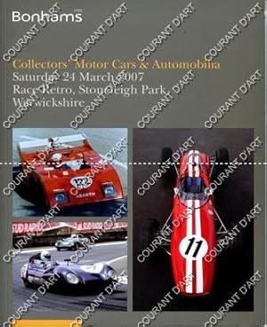 COLLECTORS' MOTOR CARS AND AUTOMOBILIA. [BROCKBANK. FANGIO. PEUGEOT. JAGUAR. BENTLEY. MINI COOPER...