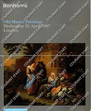 OLD MASTER PAINTINGS. [DE GRYEFF. MORLAND. SETON. VAN UDEN. RYSBRACK. JONES. LAQUY. WATTEAU DE LI...