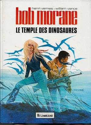 Image du vendeur pour Le Temple des Dinosaures. ( Avec cordiale ddicace de Henri Vernes, effectue au Festival d'Angoulme en 1987 ). mis en vente par Librairie Victor Sevilla