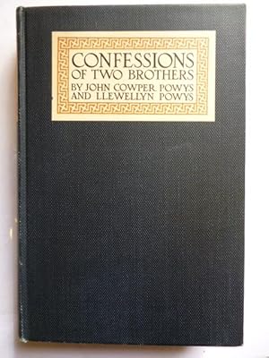 Seller image for Confessions of Two Brothers for sale by Roger Collicott Books