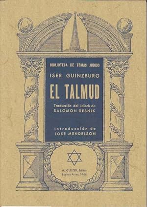 Immagine del venditore per EL TALMUD venduto da Librera Races