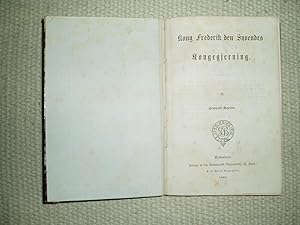 Image du vendeur pour Kong Frederik VII's Kongegjerning mis en vente par Expatriate Bookshop of Denmark