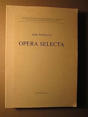 Seller image for Opera selecta for sale by Expatriate Bookshop of Denmark