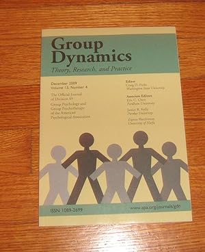 Imagen del vendedor de Group Dynamics Theory, Research and Practice Dec 2009 Vol 13, Number 4 a la venta por Friendly Used Books