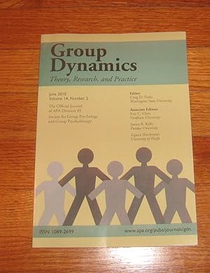 Imagen del vendedor de Group Dynamics Theory, Research and Practice June 2010 Volume 14, Number 2 a la venta por Friendly Used Books