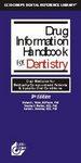 Bild des Verkufers fr Drug Information Handbook for Dentistry, 2004 zum Verkauf von Mahler Books