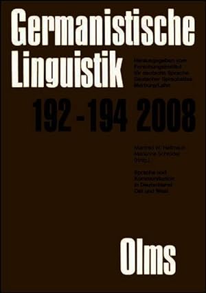 Sprache und Kommunikation in Deutschland Ost und West, Ein Reader zu fünfzig Jahren Forschung.