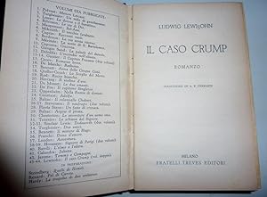 "IL CASO CRUMP Romanzo, Traduzione di A. R. Ferrarin"