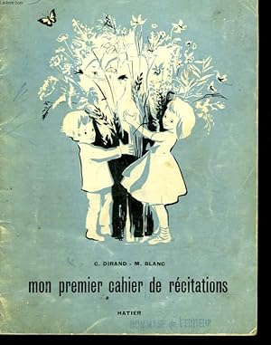 Seller image for MON PREMIER CAHIER DE RECITATIONS for sale by Le-Livre