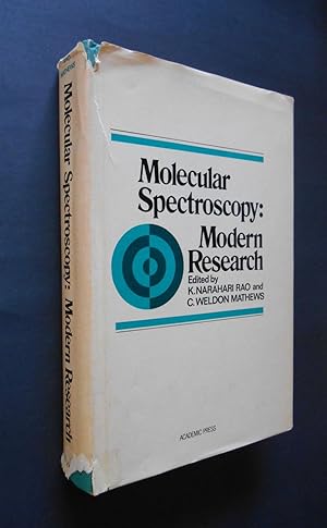 Imagen del vendedor de Molecular Spectroscopy: Modern Research a la venta por Swan's Fine Books, ABAA, ILAB, IOBA