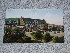 AK Goslar am Harz. Kaiserhaus mit Blick nach dem Steinberg.