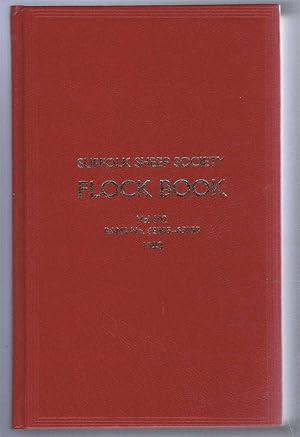 Image du vendeur pour Suffolk Sheep Society Flock Book, Volume 102, 1988, Rams No. 63305-65058 mis en vente par Bailgate Books Ltd