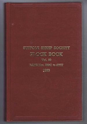 Image du vendeur pour Suffolk Sheep Society Flock Book, Volume 80, 1966, Rams No. 39941 to 40777 mis en vente par Bailgate Books Ltd