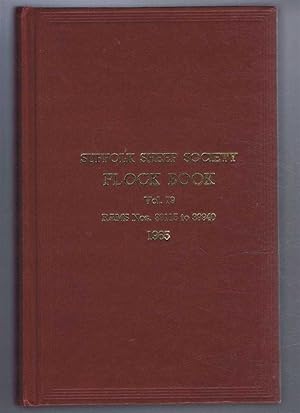 Image du vendeur pour Suffolk Sheep Society Flock Book, Volume 79, 1965, Rams No. 39115 to 39940 mis en vente par Bailgate Books Ltd