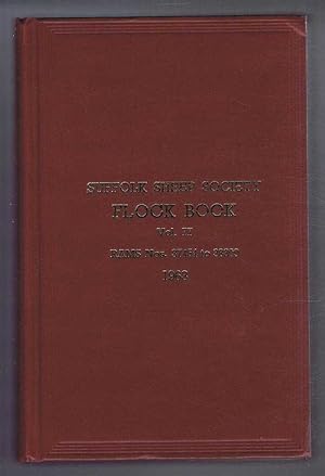 Image du vendeur pour Suffolk Sheep Society Flock Book, Volume LXXVII (77),1963, Rams No. 37454 to 38300 mis en vente par Bailgate Books Ltd