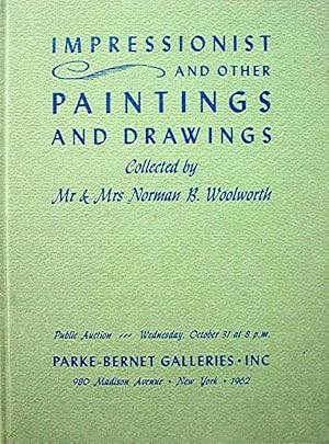 Impressionist and Other Paintings and Drawings