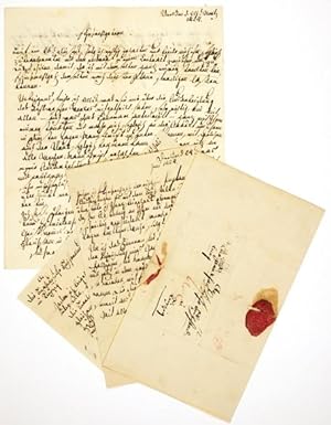 Bild des Verkufers fr 4 ALS - 4 eigenhndige Briefe mit Unterschrift. zum Verkauf von Antiq. F.-D. Shn - Medicusbooks.Com