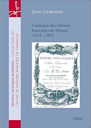 Catalogue des éditions francaises de Mozart, 1764-1825