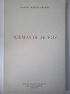 Seller image for Poemas de mi voz for sale by Ofisierra