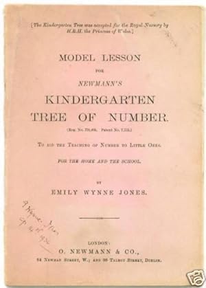 Model Lesson for Newmann's Kindergarten Tree of Number. to Aid the Teaching of Number to Little O...