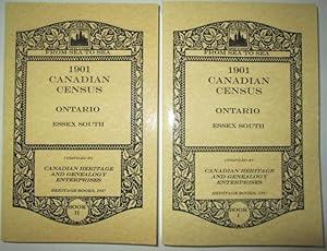 1901 Canadian Census. Ontario Essex South. 2 Volumes