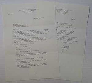 Chatty Typed Letter Signed "Joey" on personal letterhead