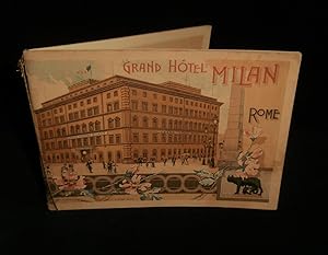 Seller image for GRAND HOTEL MILAN  ROME - SOUVENIR DE L'HOTEL MILAN  ROME - Ernesto DELVITTO Propritaire. for sale by Librairie Franck LAUNAI