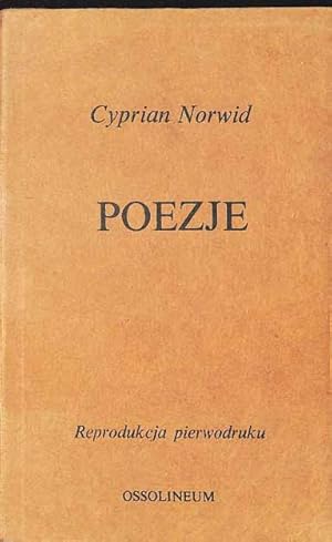 Seller image for Poezje for sale by Librairie Lettres Slaves - Francis