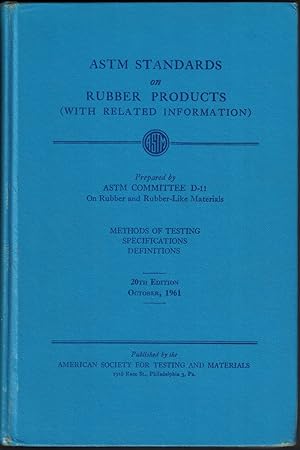 Seller image for ASTM Standards On Rubber Products (with Related Information): Methods of Testing / Specifications / Definitions for sale by Crossroad Books