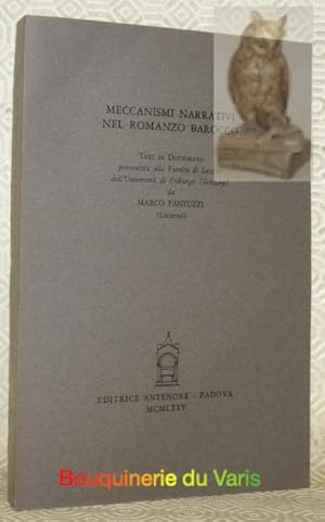 Immagine del venditore per Meccanismi narrativi nel Romanzo Barocco. Tesi. venduto da Bouquinerie du Varis