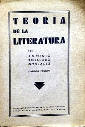 Seller image for TEORA DE LA LITERATURA for sale by Ziggurat Libros