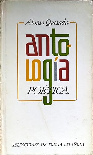 Immagine del venditore per ANTOLOGA POTICA venduto da Ziggurat Libros