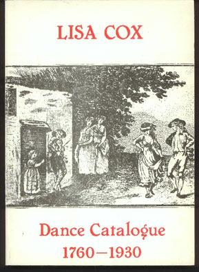 Dance Catalogue 1760-1930. (Catalolgue B1)