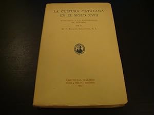 La cultura catalana en el siglo XVIII. Finestres y la universidad de Cervera