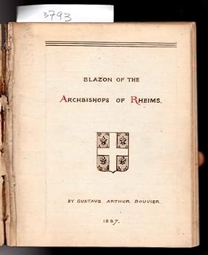 Blazon of the Archbishops of Rheims. Holograph Manuscript.