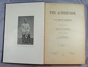 Seller image for The Achehnese, translated by A.W.S. O'Sullivan. Two volumes. Leiden, E.J. Brill, 1906. for sale by Charlotte Du Rietz Rare Books (ILAB)