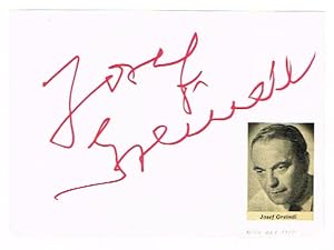 Immagine del venditore per Albumblatt mit eigenh. Namenszug und montiertem Portrait (Zeitungsausschnitt). venduto da Kotte Autographs GmbH