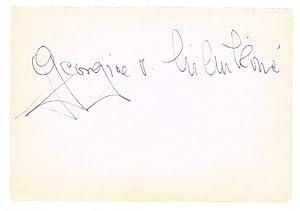 Bild des Verkufers fr Albumblatt mit eigenh. U. zum Verkauf von Kotte Autographs GmbH