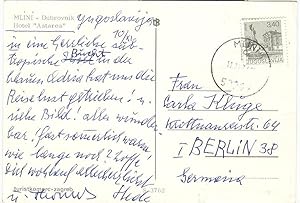 Seller image for Bildpostkarte mit eigenh. U. ( Thomas"). for sale by Kotte Autographs GmbH