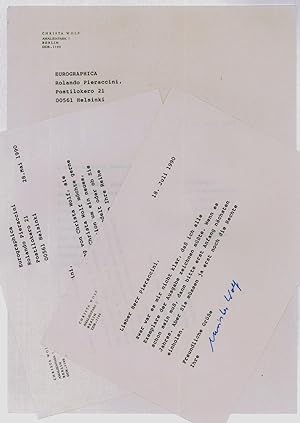 Bild des Verkufers fr 2 ms. Briefe mit eigenh. U. zum Verkauf von Kotte Autographs GmbH