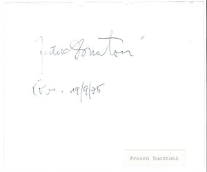 Immagine del venditore per Albumblatt mit eigenh. Namenszug. venduto da Kotte Autographs GmbH