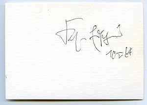 Seller image for Albumblatt mit eigenh. U. for sale by Kotte Autographs GmbH