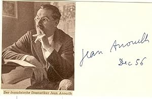 Seller image for Albumblatt mit eigenh. U. und alt montiertem Portrait (Zeitungsausschnitt). for sale by Kotte Autographs GmbH