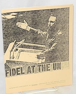 Seller image for Fidel at the UN for sale by Bolerium Books Inc.