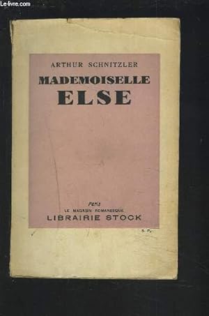Seller image for MADEMOISELLE ELSE. for sale by Le-Livre