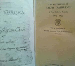 Immagine del venditore per The Adventures of Ralph Rashleigh - A Penal Exile in Australia 1825 - 1844 venduto da Chapter 1