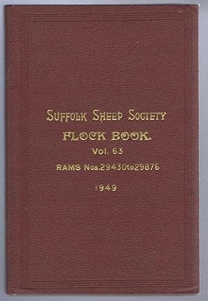 Suffolk Sheep Society Flock Book, Volume LCIII (63), 1949 , Rams Nos. 29430 to 29876